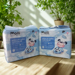 Miếng Lót Chống Thấm Cho Bé Molli - Bảo Vệ Nệm và Xe Đẩy, Vải Tencel Mềm Mại, An Toàn, Kích Thước 45x60 cm